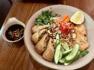 Mixed Bun Nem  at CHAYFOOD in Hanoi