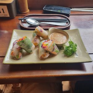 Spring rolls at CHAYFOOD in Hanoi