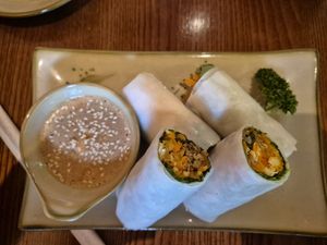 Vegan pho rolls at CHAYFOOD in Hanoi