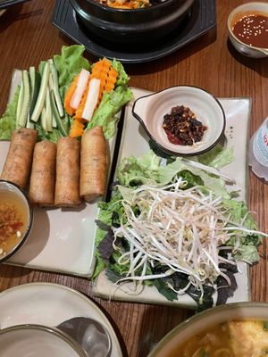 Fried spring rolls  at CHAYFOOD in Hanoi