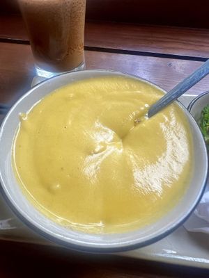 Pumpkin soup!  at CHAYFOOD in Hanoi