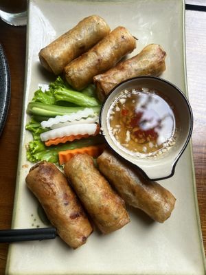 Fried spring rolls  at CHAYFOOD in Hanoi