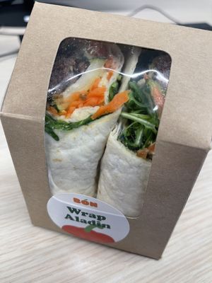 Aladin wrap  at Bon with Love in Brussels