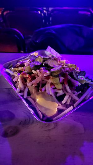 Loaded fries at Fat Hippo in Sheffield