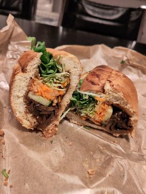 Nr 5 with portobello at Banh mi in Copenhagen