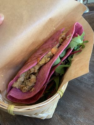 Falaffel wrap  at Whole Food Cafe in Thisted