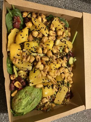 Mango salad  at Whole Food Cafe in Thisted