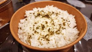 Steamed Rice at Miss.v in Tel Aviv