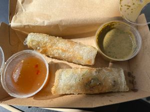 Egg rolls (vegan)  at Miss.v in Tel Aviv