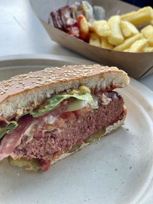 Burger  at RubJa's Leibspeisen in Lychen