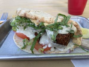 Falafel - a special (off menu)  at Station No. 3 in St Louis