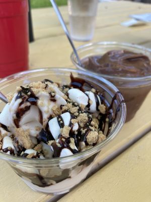 Soft serve! Boozy one in the back  at Station No. 3 in St Louis