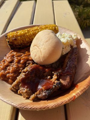 Anniversary BBQ plate   at Station No. 3 in St Louis