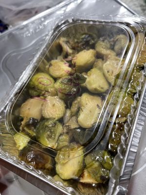 Holiday Brussels Sprouts sans chz  at Station No. 3 in St Louis