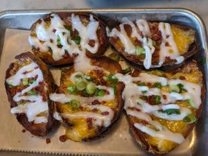 Potato skins at Station No. 3 in St Louis