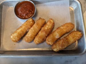 Mozzarella skins at Station No. 3 in St Louis