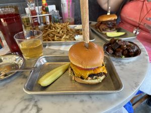 Smash burger of the month (March 2024)  at Station No. 3 in St Louis