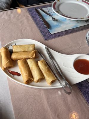 Spring rolls  at Shanghai in Akureyri