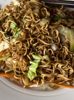 Vegan noodles  at Shanghai in Akureyri