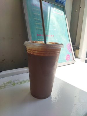 Cocoa flow (si no mal recuerdo) está delicioso, es mi fav. at Sin Pecado - Food Stall in Mexico City