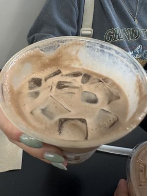 Mocha coffee  at BARE Blends in Clifton Park