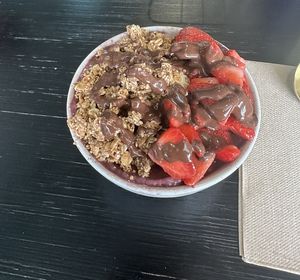Açaí bowl The Works   at BARE Blends in Clifton Park