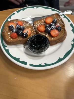 Vegan French toastt  at MochaLisa's Caffè in Clifton Park