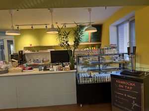 Counter venue  at Loving Hut - Meditation Center in Ulaanbaatar