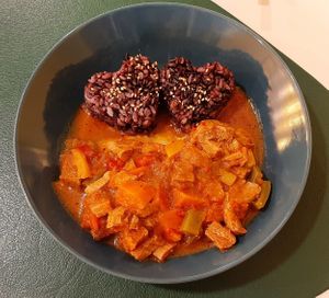 Goulash at Loving Hut - Meditation Center in Ulaanbaatar