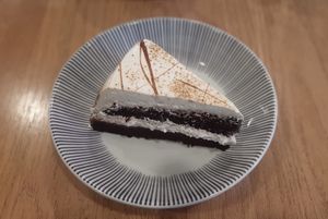 Cake at Loving Hut - Meditation Center in Ulaanbaatar