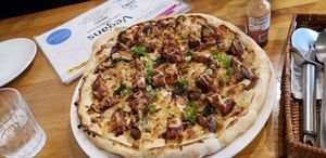 とてもおいしい！(So delicious!) at Vegans Cafe and Restaurant in Kyoto