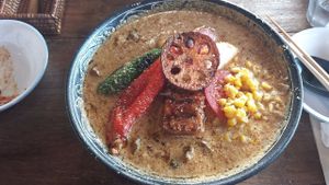 Ramen  at Vegans Cafe and Restaurant in Kyoto