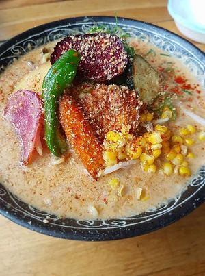 The ramen that will live on in my heart forever at Vegans Cafe and Restaurant in Kyoto