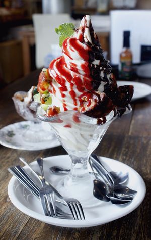 Vegans parfait from Vegans Cafe at Vegans Cafe and Restaurant in Kyoto