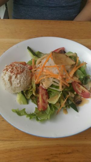 Vegan salad  at Vegans Cafe and Restaurant in Kyoto