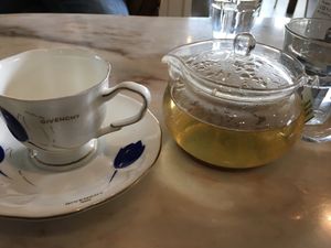 Mango tea  at Vegans Cafe and Restaurant in Kyoto
