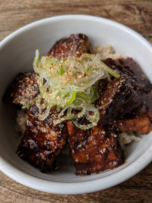 BBQ Tofu at Vegans Cafe and Restaurant in Kyoto