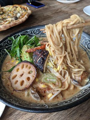 Ramen at Vegans Cafe and Restaurant in Kyoto