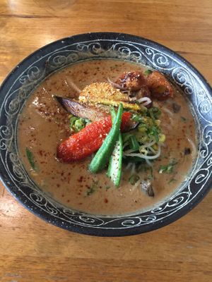 Ramen at Vegans Cafe and Restaurant in Kyoto