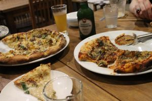 Pizza at Vegans Cafe and Restaurant in Kyoto