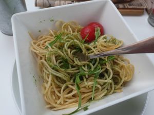 Pesto - order without Parmesan at Twist in Mallorca