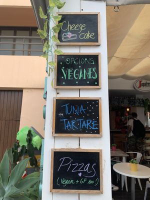 Sign outside  at Twist in Mallorca