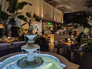 Restaurant interior at Guru Chay in Da Lat