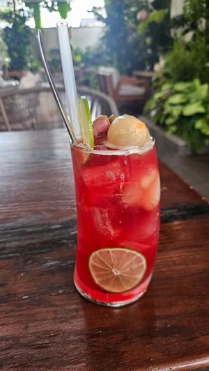 Lychee Rose Drink -yummy at Guru Chay in Da Lat