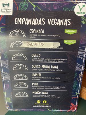 Empanadas   at Ubuntu Café in Santiago