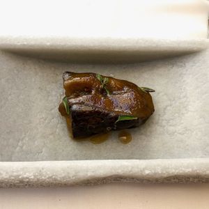 Candied aubergine with oregano   at DaiCa in Mallorca