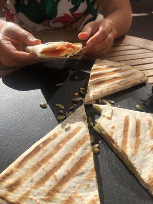 Tortilla Tipo Salmon 🌱😋  at  Vegigan in Tenerife