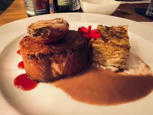 Juicy Marbles steak  at The Botanist in Zadar