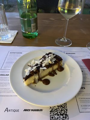 Coconut chocolate cake  at The Botanist in Zadar