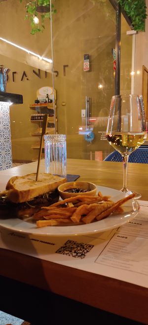 Mata-Mata Hamburger and wine at The Botanist in Zadar